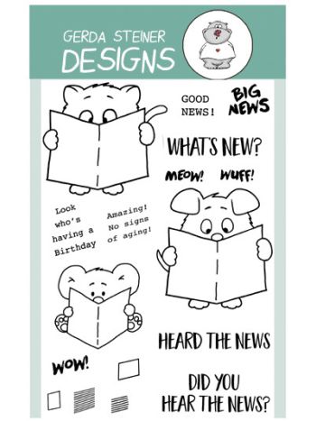 Gerda Steiner Designs - What's New - 4x6 Clear Stamp Set